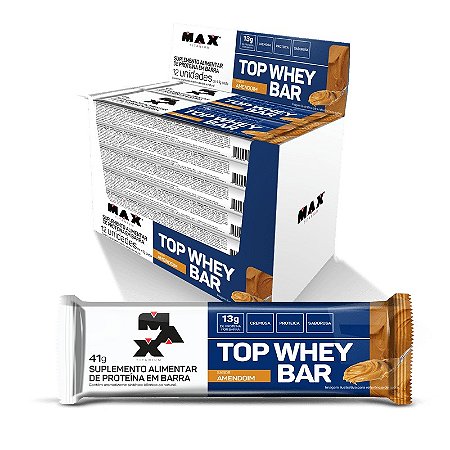 Top Whey Bar Display  C/12 Amendoim Max Titanium