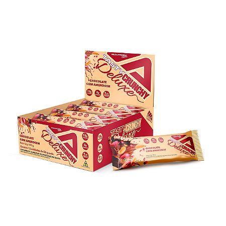 Tasty Deluxe Chocolate Com Amendoin Display 12Un Adaptogen