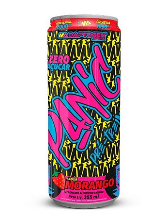 Panic Energy Morango 355Ml Adaptogen