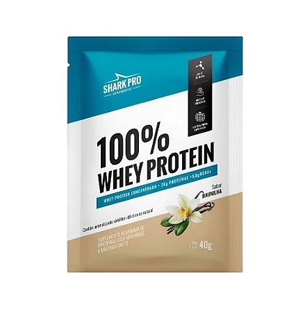 Sache 100% Whey Baunilha  40Gr Shark Pro