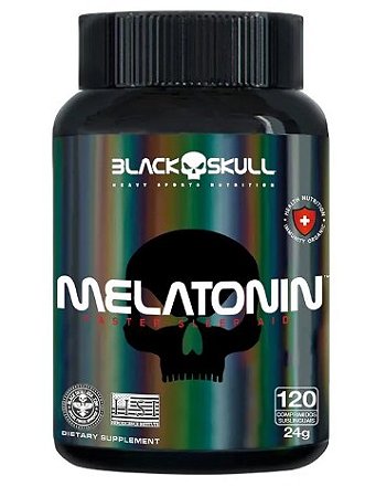 Melatonina Sublingual 120 Tablets Black Skull