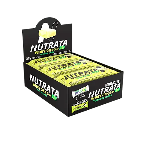 Whey Grego Bar Torta De Limão Display C/12 Nutrata