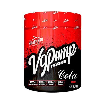 V9 Pump Pre Treino 300G Cola Shark Pro