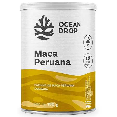 Maca Peruana Em Po 150G Ocean Drop