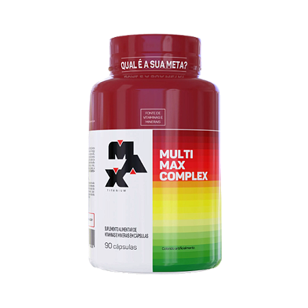 MULTIMAX COMPLEX POTE 90 CAPS MAX TITANIUM