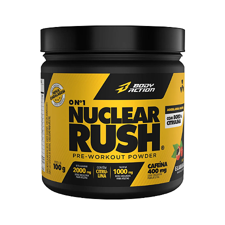 NUCLEAR RUSH 100G GUARANÁ BODY ACTION