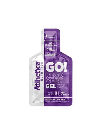 Go! Recovery Gel Guarana Com Acai Sache 30G Athletica