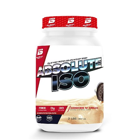 Absolute Iso Whey 2Lbs Cookies & Cream Cr Nutrition Supl.
