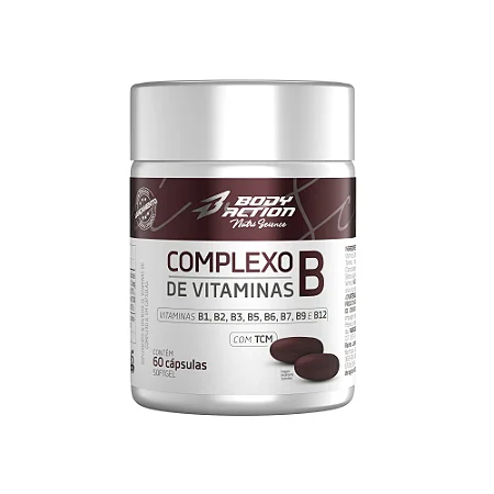 Complexo de Vitaminas B | 60 Cápsulas - Bodyaction