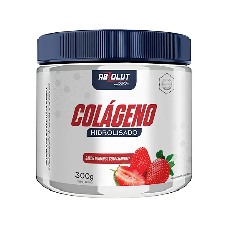 Colageno Morango 300G Absolut Nutrition