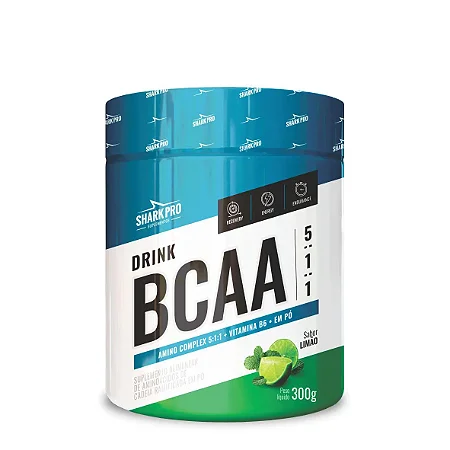 Bcaa Em Po - Bcaa Drink 5:1:1 - 300G - Limao Shark Pro