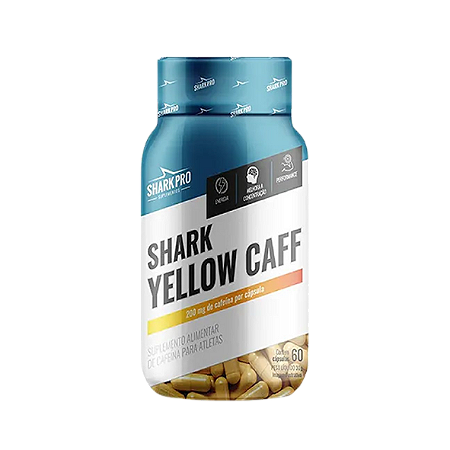 Yellow Caff - 60Caps Shark Pro