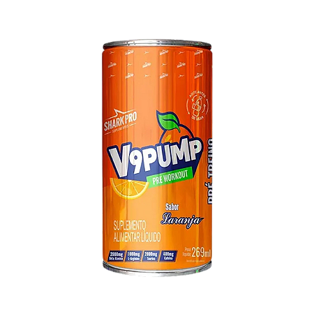 V9 DRINK  LARANJA 269ML  SHARK PRO