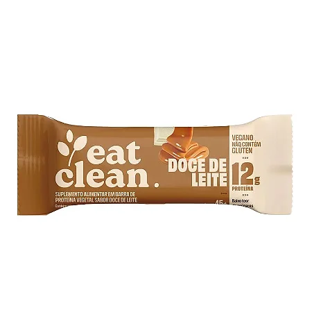 Barrinha De Protein  Doce De Leite 45G Eat Clean Dux Nutrition
