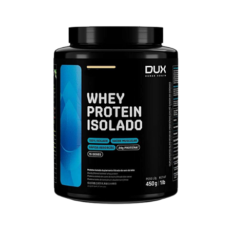 Whey Protein Isolado 450G - Chocolate Dux Nutrition