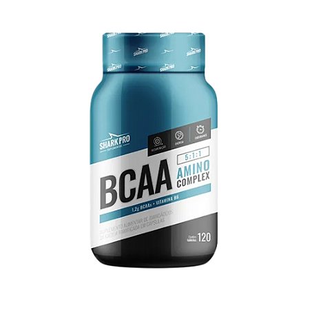 Bcaa Tablete 1.2G com Vitamina B6 - 120 Tabletes Shark Pro