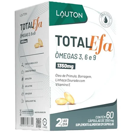 Total EFA 1000mg – 60 cápsulas Lauton