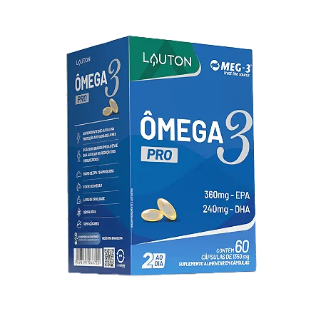 Ômega 3 Pro 60 cápsulas – Lauton
