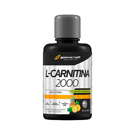 L-Carnitina 2000 480ml – Abacaxi com Hortelã – BodyAction