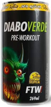 DIABO VERDE #Pre-Workout Lata 269ml Sabor Tropical – FTW