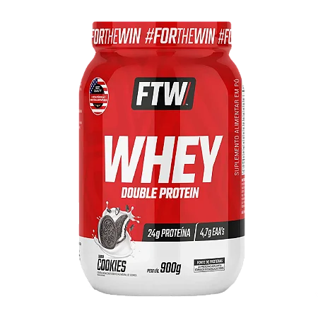 Whey Double Cookies Pote 900g – FTW