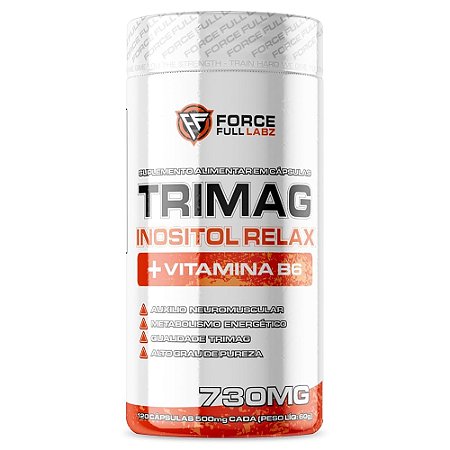 Trimag Inositol Relax + Vitamina B6 120 Cápsulas – Force Full Labz