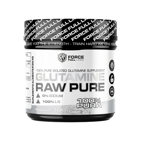 Glutamine Raw Pure 300g – Force Full Labz
