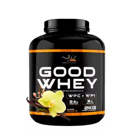 Good Whey WPC+WPI 2kg Baunilha – Combo com 4 Unidades – Feel Good