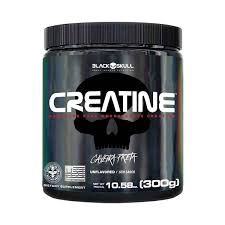 Creatine 300g – Combo com 6 Unidades – Black Skull