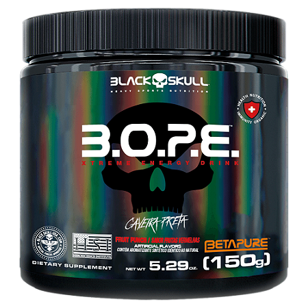 B.O.P.E Fruit Punch 150g – Combo com 6 Unidades – Black Skull