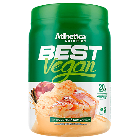 Best Vegan 500g Torta de Maçã com Canela – Atlhetica Nutrition