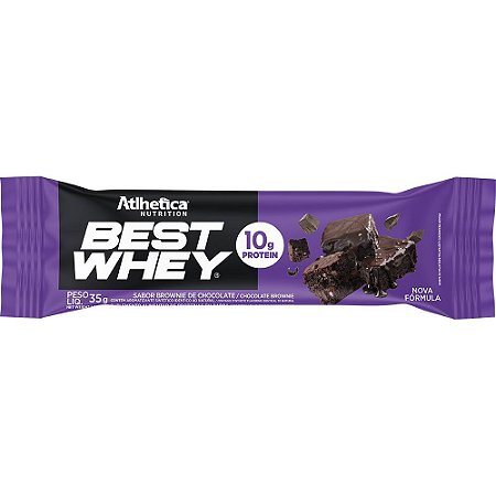 Best Whey Bar 35g Brownie Chocolate – Atlhetica Nutrition