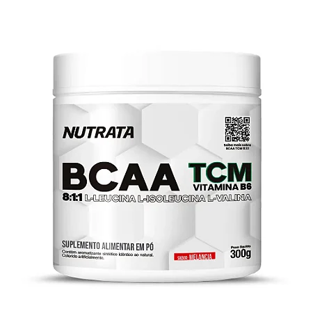 Aminoácido BCAA Melancia Pote 300g – Nutrata