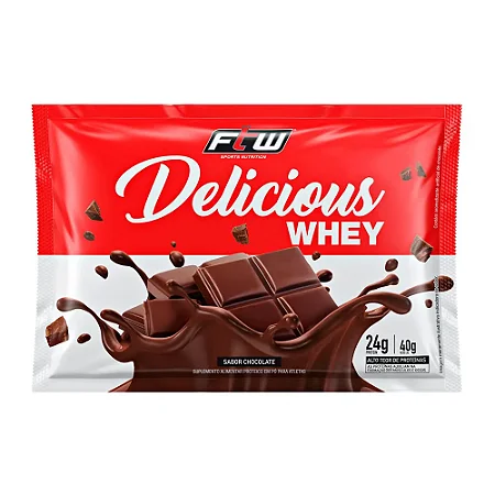 Delicious Whey Sachê 30g Chocolate Supreme FTW