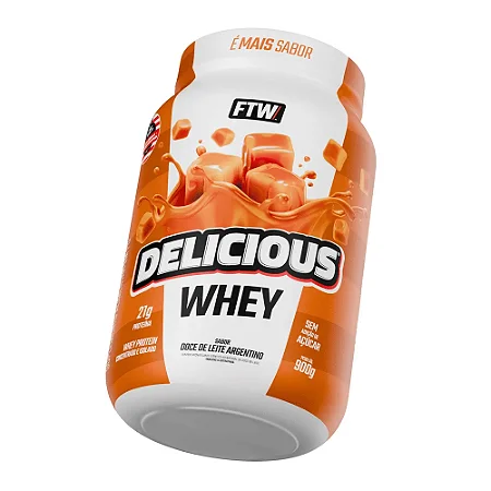 Delicious Whey 900g Doce de Leite Argentino FTW