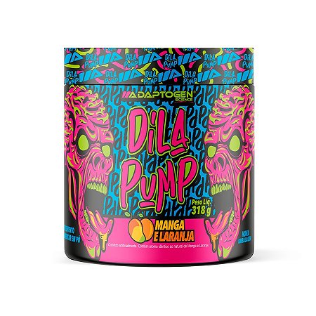 Dila Pump Mango and Orange 318g Combo com 6 Unidades – Adaptogen