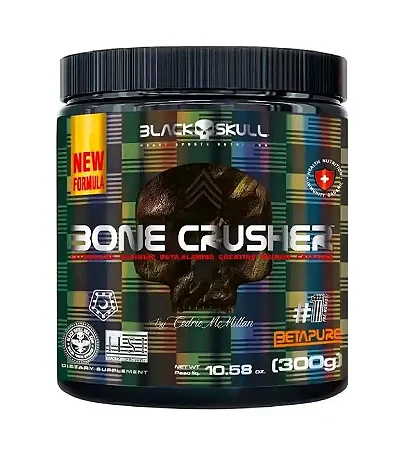 Bone Crusher Fruit Punch 300g Combo 6un – Black Skull