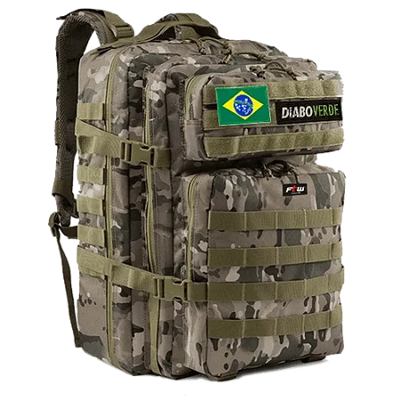 Mochila Tática Camuflada – FTW