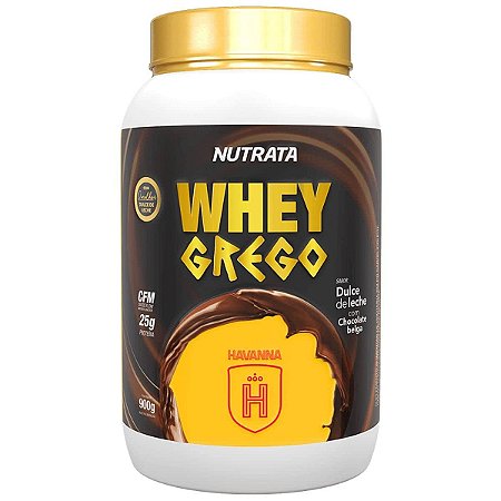 Whey Grego Pote Dulce de Leche com Chocolate Belga 900g – Nutrata