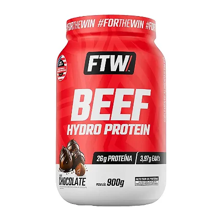 Beef Hydro Protein 900g Sabor Chocolate – FTW