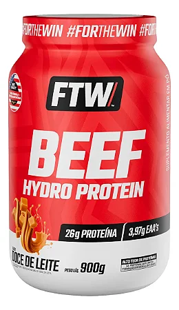Beef Hydro Protein 900g Sabor Doce de Leite – FTW
