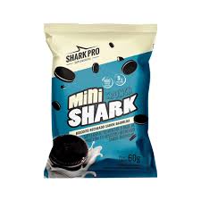 Biscoito Mini Shark Baunilha 60g – Shark Pro