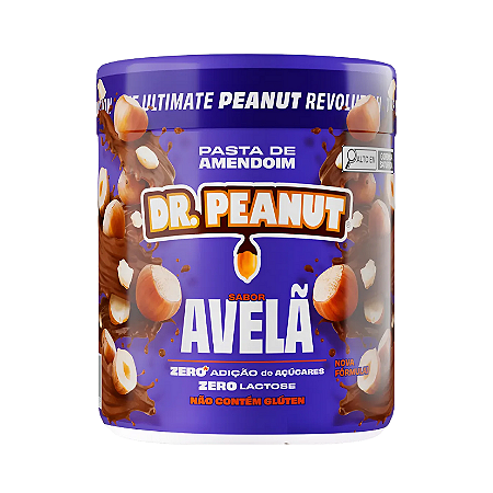 PASTA DE AMENDOIM AVELÃ 400G DR PEANUT