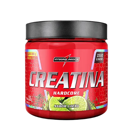 CREATINA HARDCORE LIMAO 350G INTEGRALMEDICA