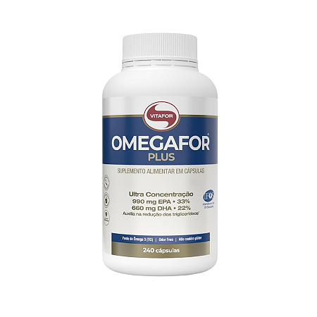 OMEGAFOR PLUS 240 CAPSULAS 1000MG - VITAFOR