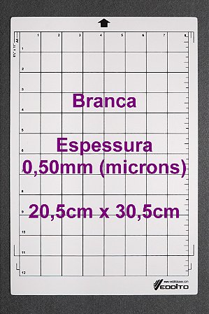 A4 Portrait 0,50mm BRANCA com cola