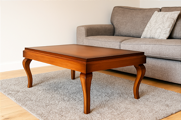Mesa de Centro Clássica Luiz XV