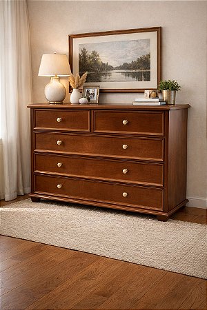 Comoda Classica em Madeira maciça