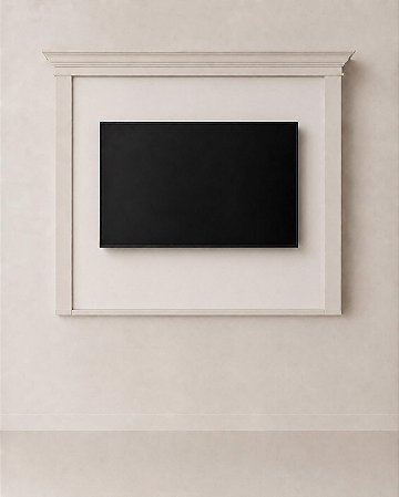 Painel para TV em Madeira Maciça com Laca