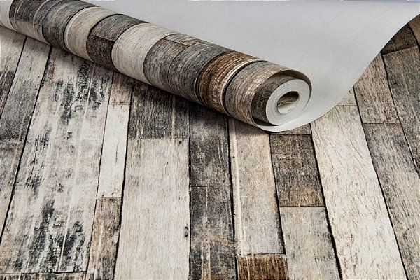 Papel de Parede Magnific AB-50 Madeira de Demolição Vinílico - Rolo de 9,50mx53cm